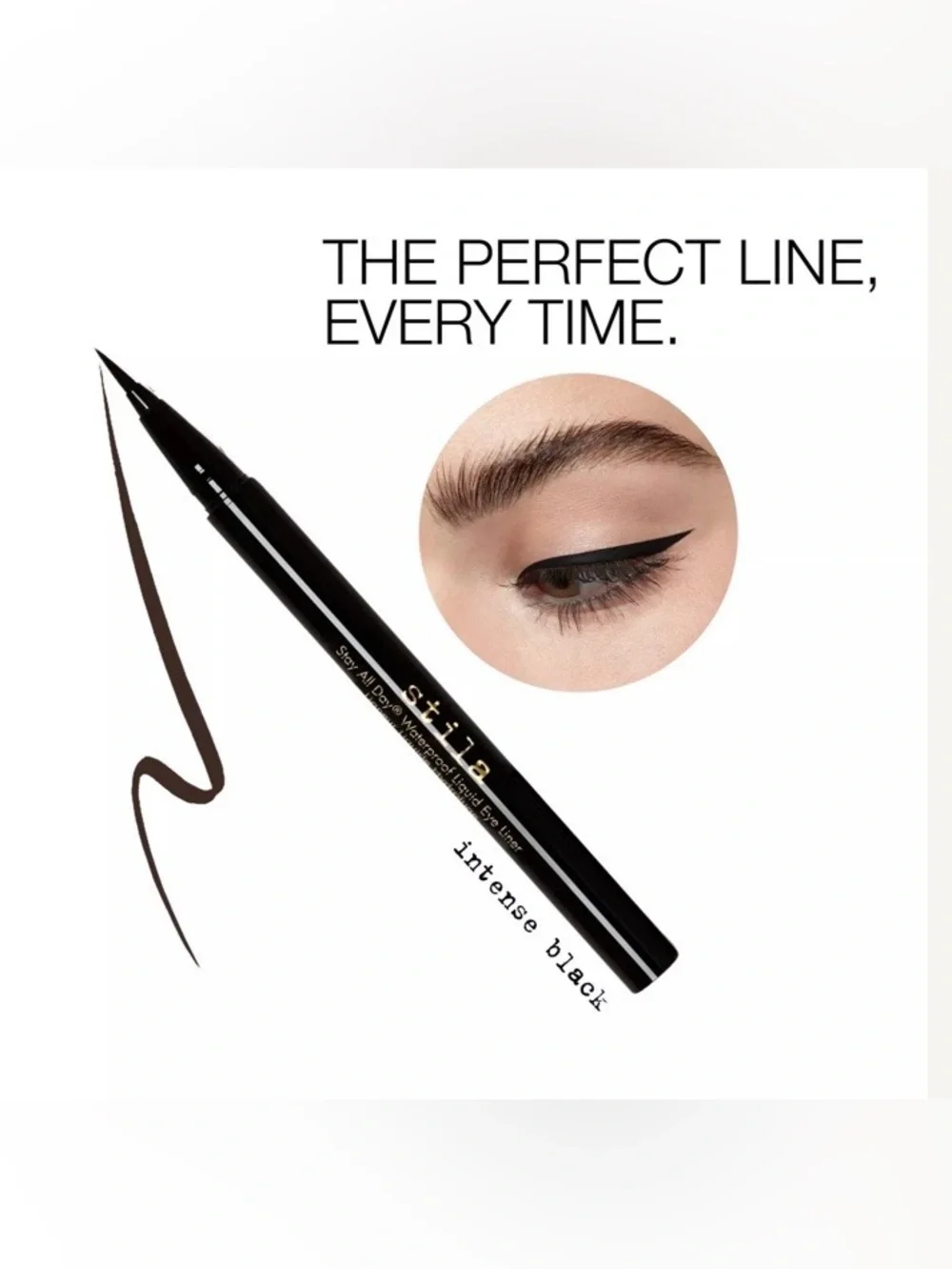 Stila Stay All Day Waterproof Liquid Eye Liner Intense Black – NEW IN BOX